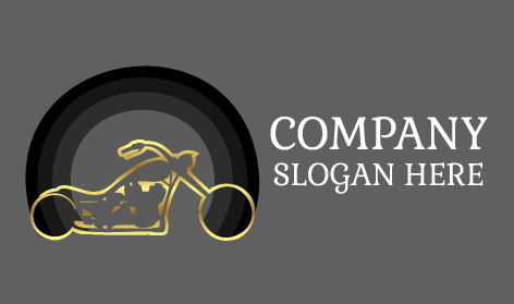 Classic Gold Bike Logo