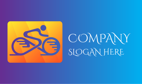 Logo De Moto De Randonnée Dans Le Désert