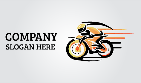 Logo De Vélo De Course Rapide