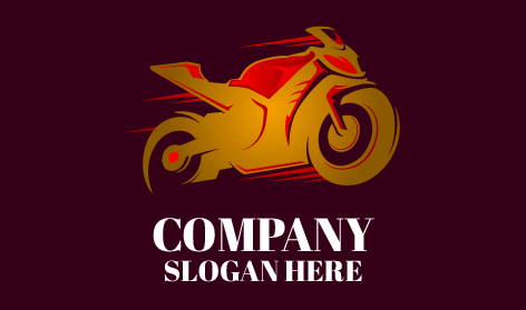 Logo De Vélo De Sport Doré