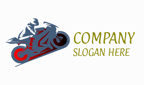 Logo Silhouette Vélo Gris