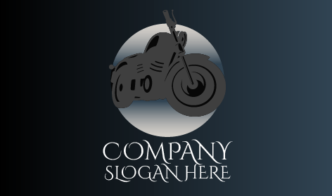 Gray Heavy Bike Logo