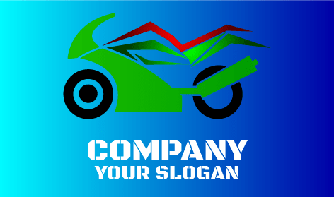 Green Stripes Bike Logo