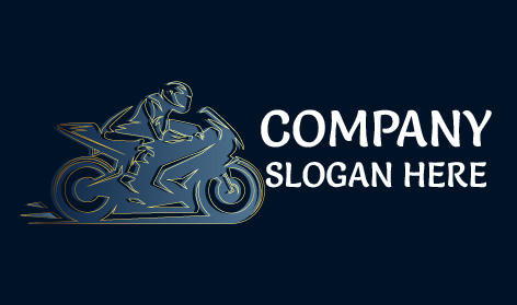 Heavy Bike Riding Logo