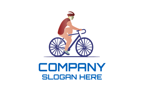 Minimalist Cycle Bike Logo