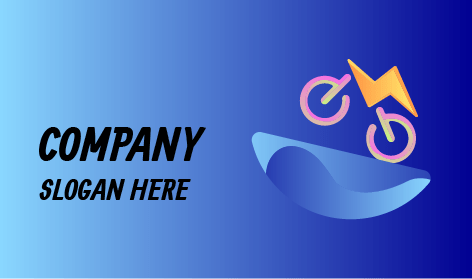 Logotipo Da Bicicleta De Salto De Montanha