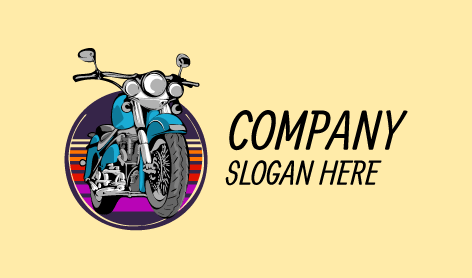 Old Bike Illustration Logo