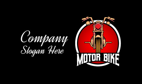 Peach Color Bike Logo