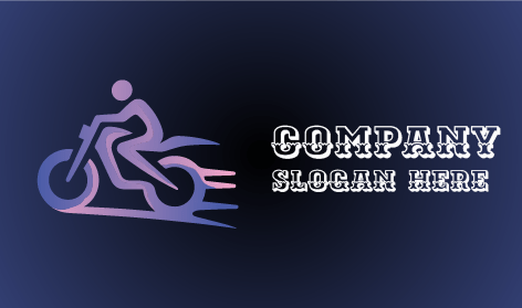 Logo De Motard Premium