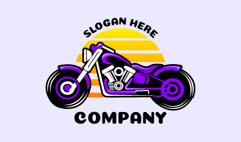 Purple Bike Club Logo