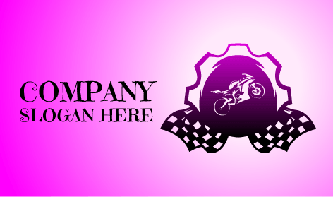 Logo De Superbike Électrique Violet