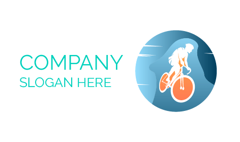 Logo De Vélo À Roulettes Rock Mountain