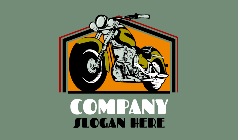 Stunning White Bike Logo