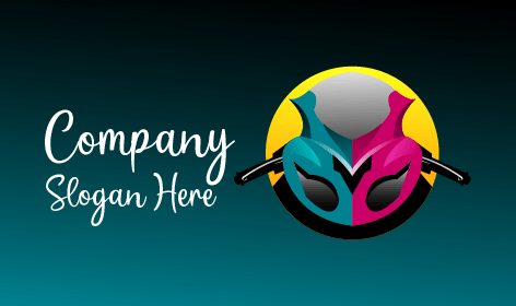 Logo De Vélo Bicolore