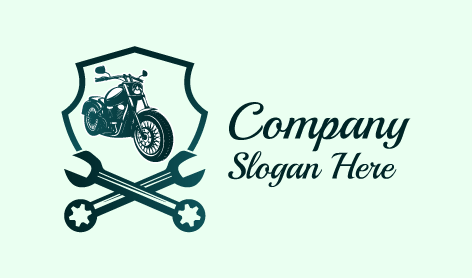 Vibrant Shield Bike Logo