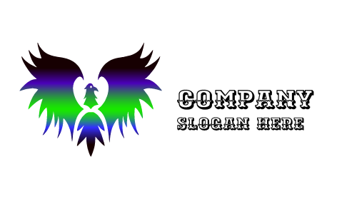 Logotipo Artístico Do Pássaro Águia