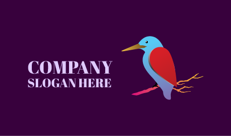 Logótipo Cativante Do Pássaro Guarda-rios