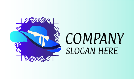 Logo Butik Topi Floppy Biru