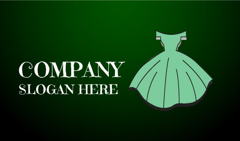 Logo Butik Gaun Elegan