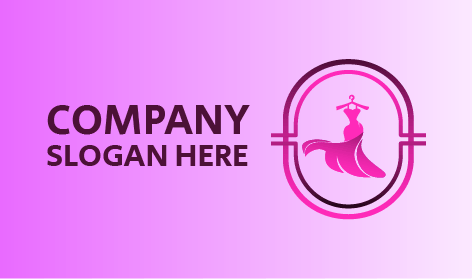 Logo De La Boutique De Robe Rose Fluide