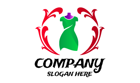 Logo Butik Gaun Hijau