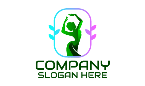 Logo Butik Berdaun Bergaya