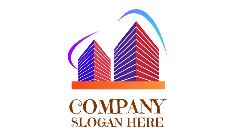 Logotipo De Constructores De Complejos De Varios Pisos