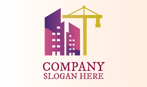 Logótipo De Construtores De Imóveis Residenciais