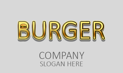 Elegantes Logo Eines Burger-restaurants