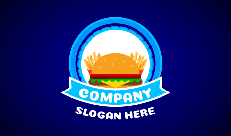 Logo Für Gesundes Hähnchenburger-angebot