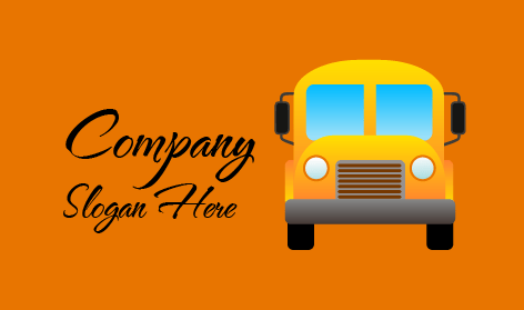 Logo Perjalanan Transportasi Bus