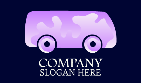 Logo De La Station De Lavage De Bus