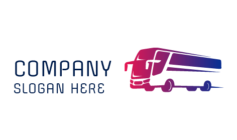 Classic White Bus Logo