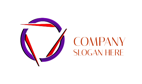 Logo D'entreprise Cercle Triangle
