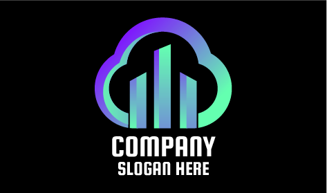 Logo D'entreprise De Construction De Nuages