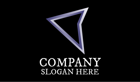 Logo D'entreprise Créatif En Forme De Triangle