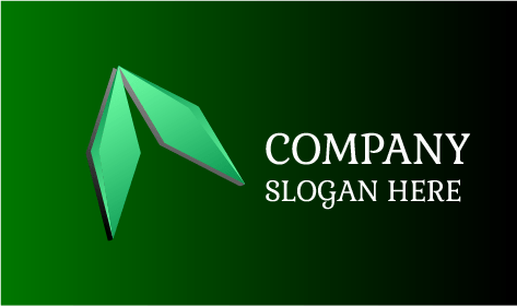 Logo D'entreprise De Diamants Verts