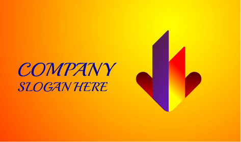 Logo D'entreprise Flèche Inversée