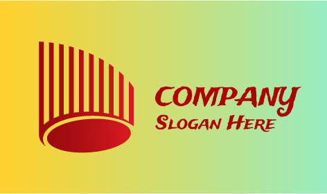 Logotipo De Empresa Con Rayas Rojas