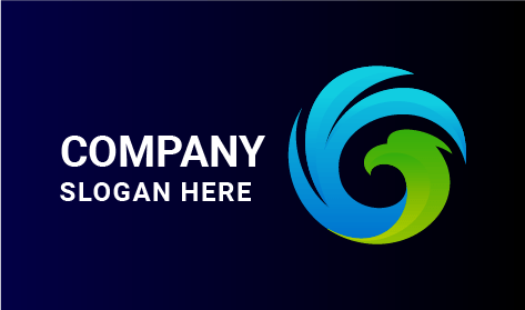 Logo D'entreprise Animal Bleu Ciel