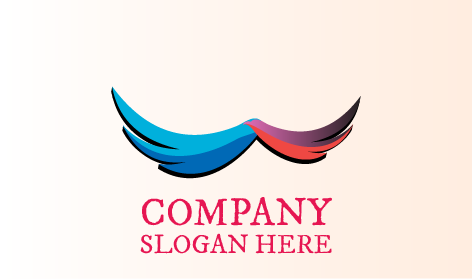 Logo D'entreprise Avec Des Ailes D'oiseaux étincelantes