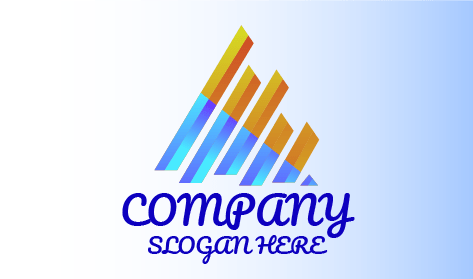 Logo D'entreprise Aux Lignes Inclinées