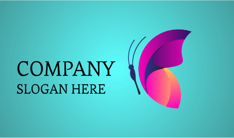 Logo Sayap Kupu-kupu Yang Mengagumkan