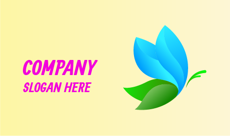 Logo Kupu Kupu Yang Elegan