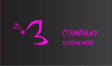 Logo Kupu Kupu Kecantikan Feminin