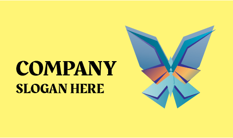Logo Kupu-kupu Kerajinan Origami