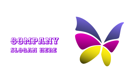 Logo Kupu Kupu Pelangi