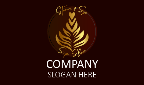 Logotipo De Cafetería Con Cafeína Premium