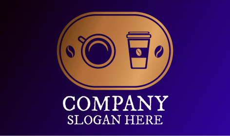 Kafein Kafe Logosu Tepsisi