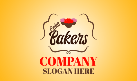 Delightful Bakery Cupcake Logo